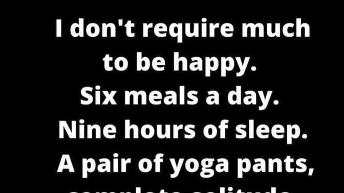 What do you really need to be happy?