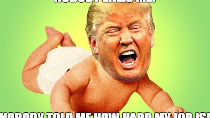 TDS or someone who has never been held accountable, finally is being held - and can't stand the fire?