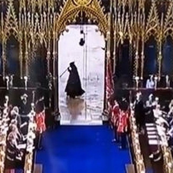 Why was the Grim Reaper spotted at the coronation?