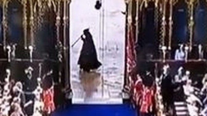 Why was the Grim Reaper spotted at the coronation?