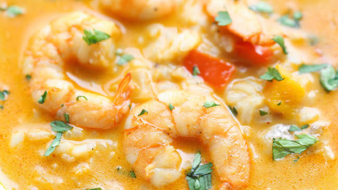 Shrimp soup with white wine. Yay or Nay?
