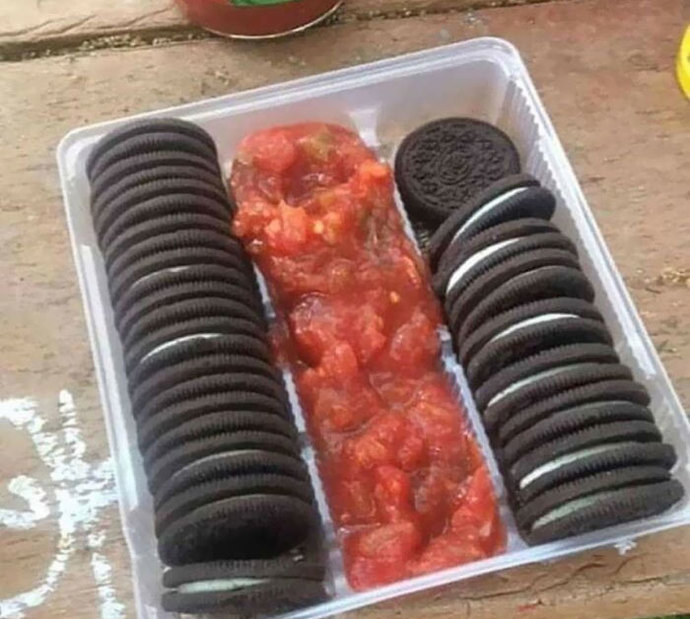 Do oreos go with salsa?