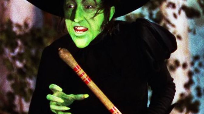 Which you like as the wicked witch in both movies, the wizard of Oz or the wiz?
