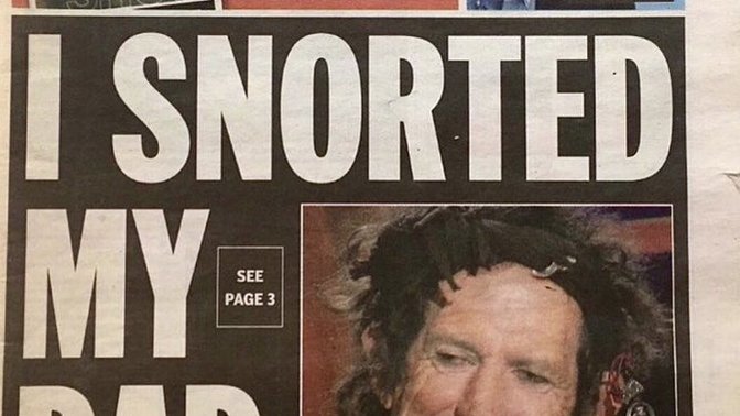 Would you snort a family member?