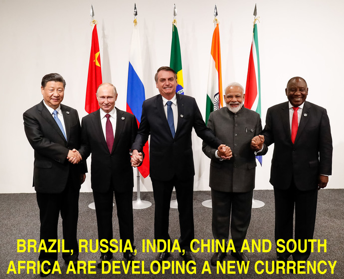 What happens to the value of the dollar if the BRICS expand, develop a new currency and become the dominant forces in the global economy?