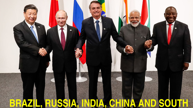 What happens to the value of the dollar if the BRICS expand, develop a new currency and become the dominant forces in the global economy?