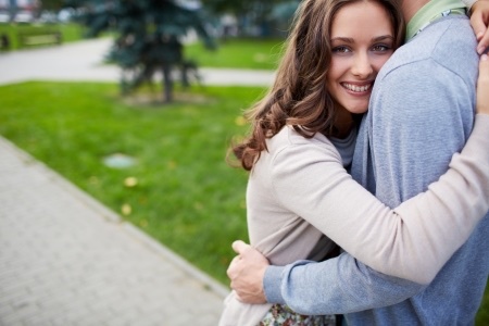 As a girl, how should I approach men and ask them for a hug without sounding creepy?