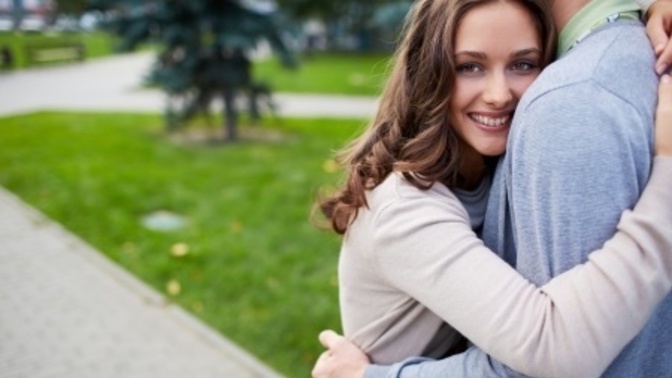 As a girl, how should I approach men and ask them for a hug without sounding creepy?