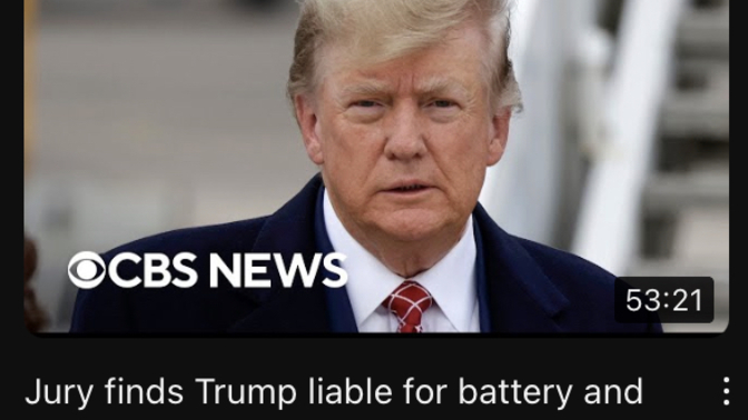 Well…Trump is guilty. Agree?