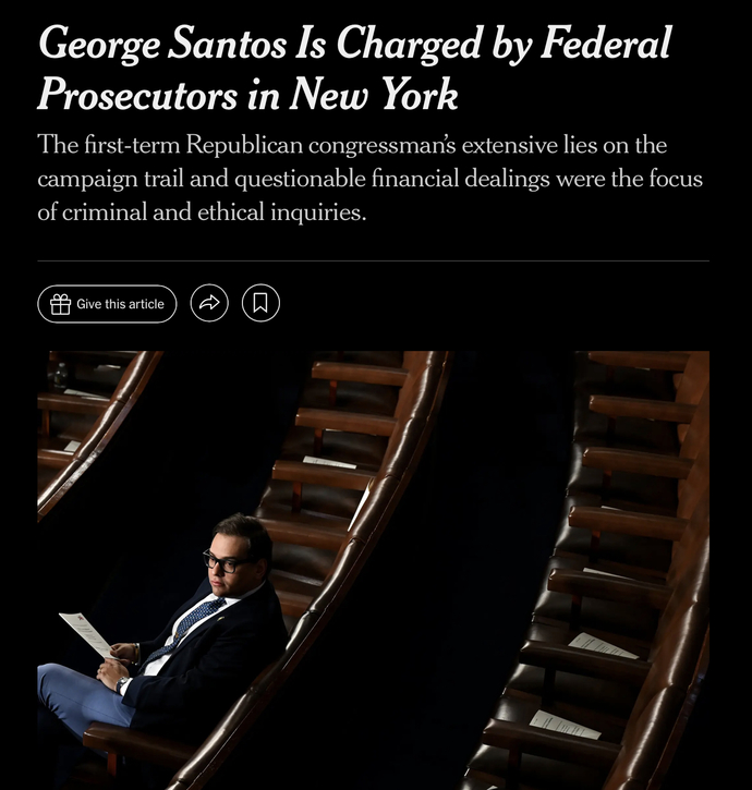 Who’s more of a liar, Trump or Rep Santos?