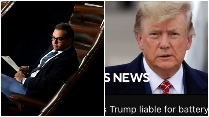 Who’s more of a liar, Trump or Rep Santos?