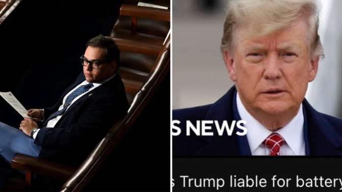 Who’s more of a liar, Trump or Rep Santos?