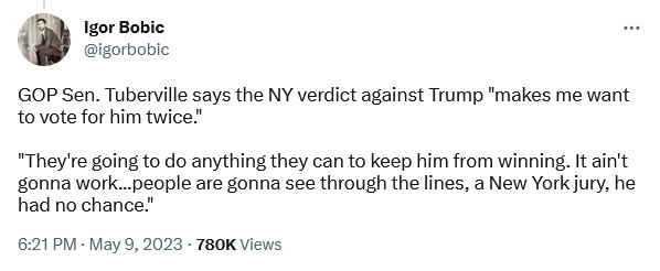How many times would you vote for Donald Trump in 2024?