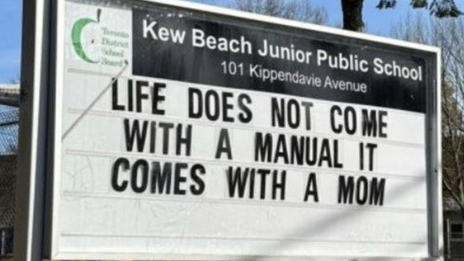 Would this sign offend you?