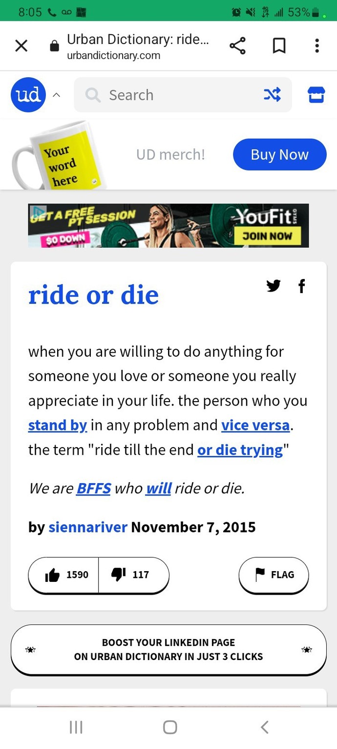 Are you a ride or die?