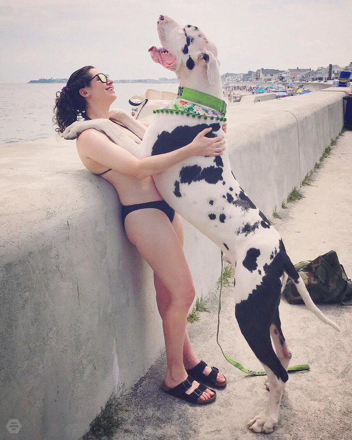 You know she really loves her dog