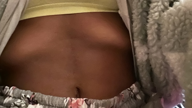 Is it bad that I’m trying to not eat even though naturally if I breath in lots you can see my rib cage?
