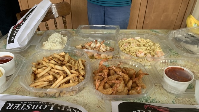 How does our early Mother’s Day lunch look?