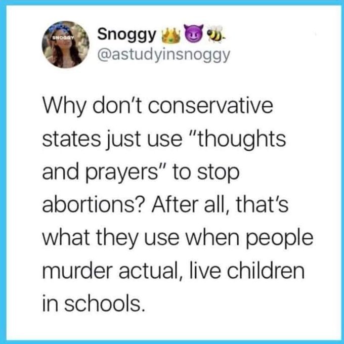 What's a good question to ask an anti- Abortion Christian protestor?