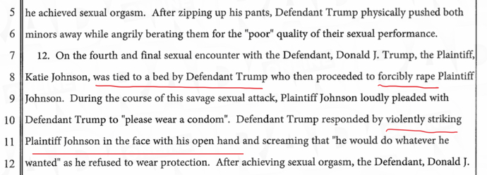 I mean…why would she accuse Trump?