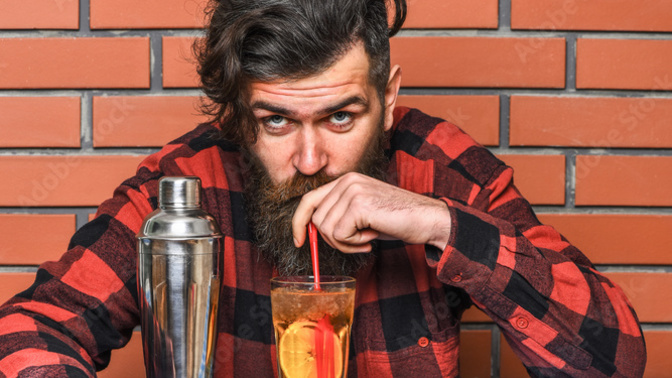 Is it a turn off to see a man drink an adult beverage through a straw?