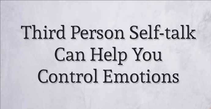 Do you ever have deep meaningful conversations with yourself, that actually seem like an epiphany at the end?