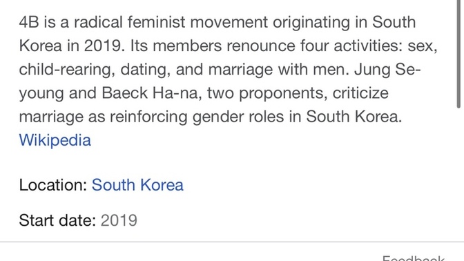 Anyone Heard About The 4B Feminist Movement In South Korea? Should American Women Join?