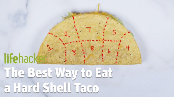 how to eat a fake taco...