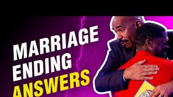 Answers under stress…seeing these examples would married people dare go on Family Feud?