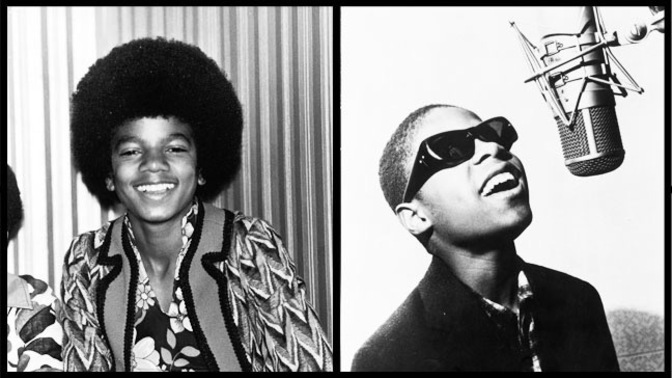 Who was more impressive musically at a young age, Little Stevie Wonder or Michael Jackson?