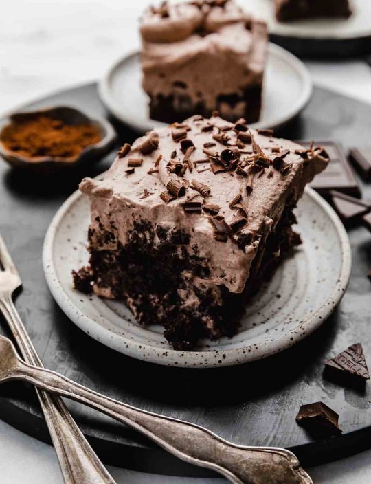 Chocolate tres leches cake