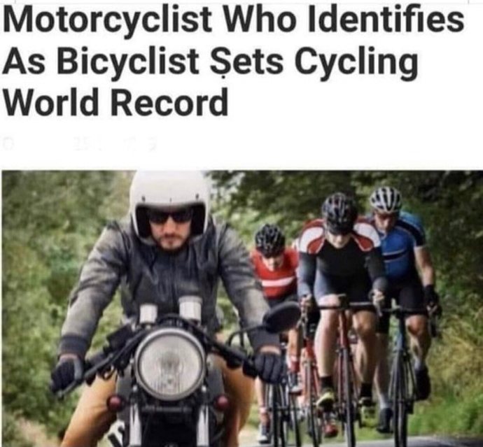 If transwomen should be allowed to compete against biological women should adults identitfying as kids be able to compete against children too?