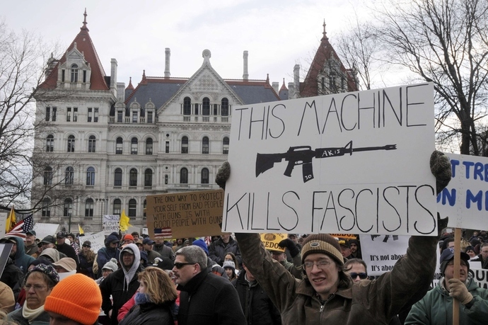 The state which was synonymous with Columbine and the one in Aurora in a movie house - who is she pandering to ?