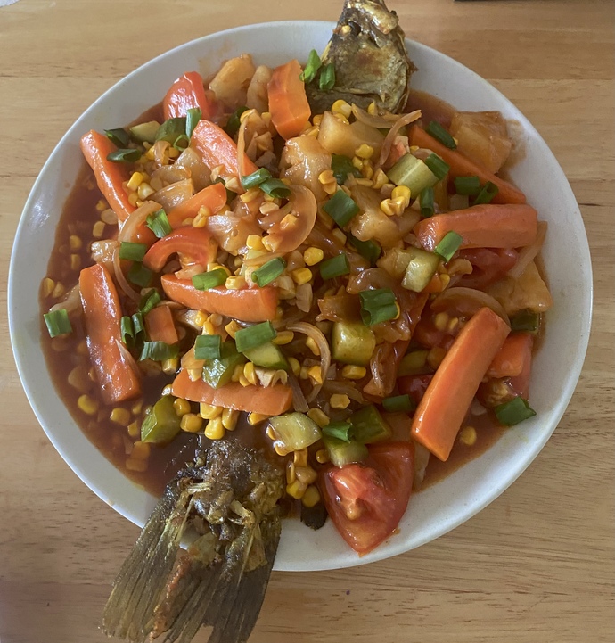 sweet&sour seabass