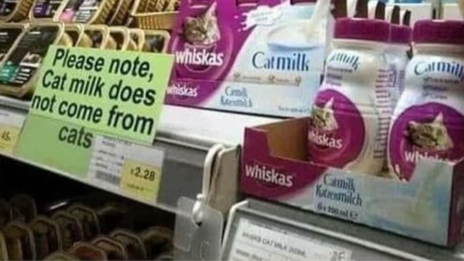 Did you know cat milk doesn't actually come from cats?