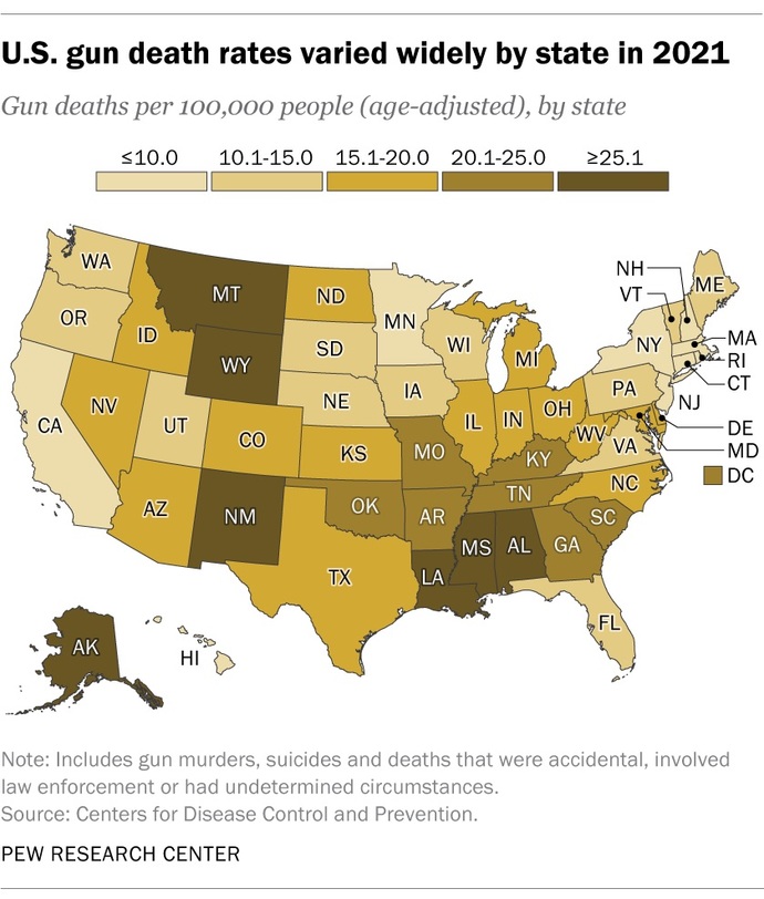 Are cities really the murder epicenter?