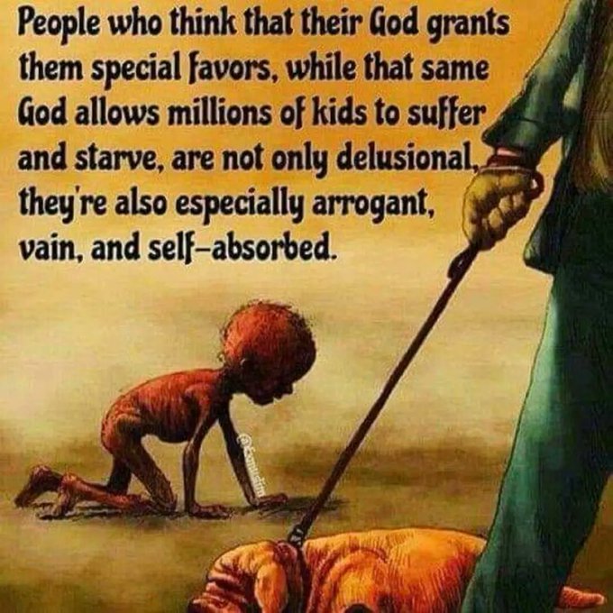 Christians, how come God hates humanity so much?