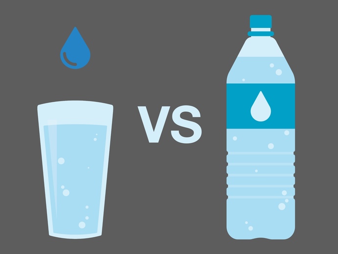 Agree or Disagree: Tap water and bottled water are practically the same?