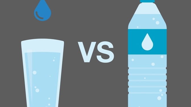 Agree or Disagree: Tap water and bottled water are practically the same?