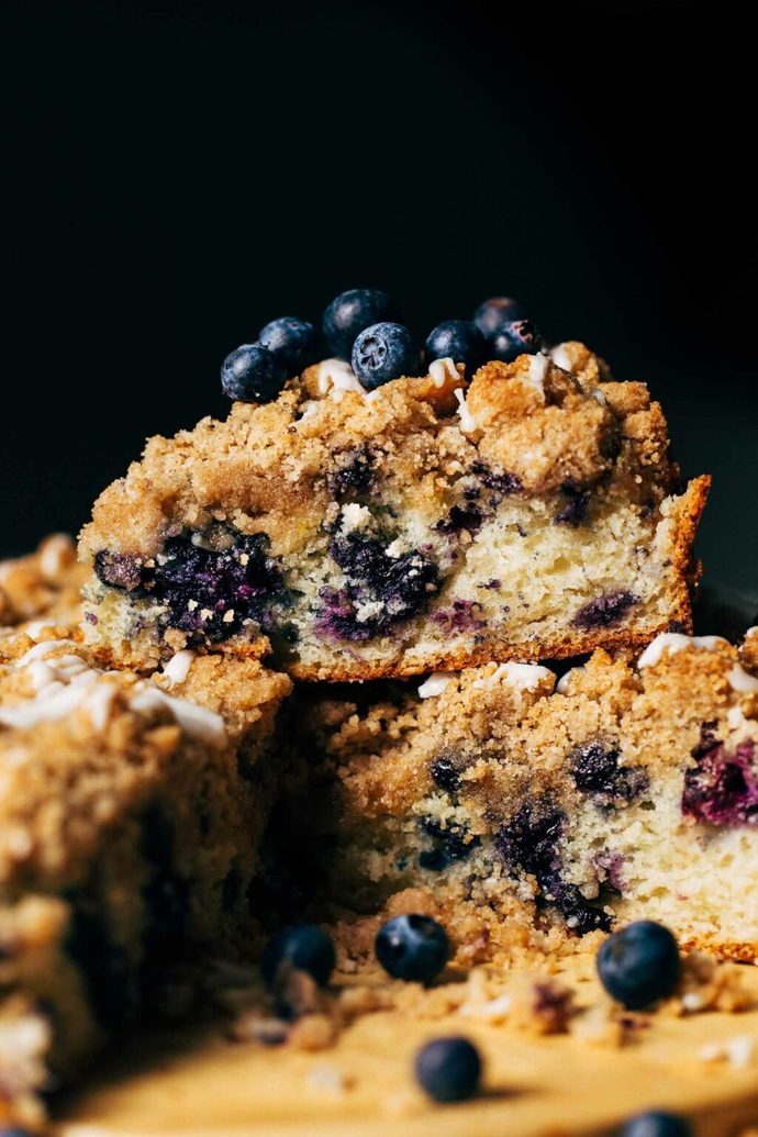 Blueberry Sour Cream Coffee Cake