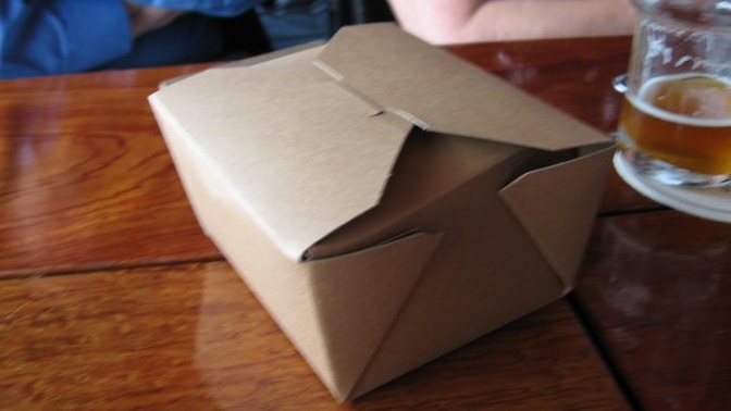 When you eat out at a restaurant do you normally finish your food or do you often get doggie bags?