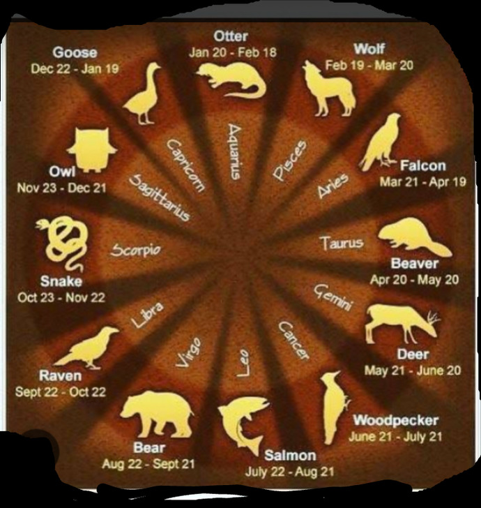 Here your Western star sign corresponds to your Native American star sign ⭐