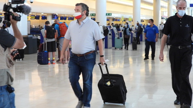 Should Ted Cruz focus more on running to Cancun, blaming his kids for it, and worrying about active shooters than being woke?