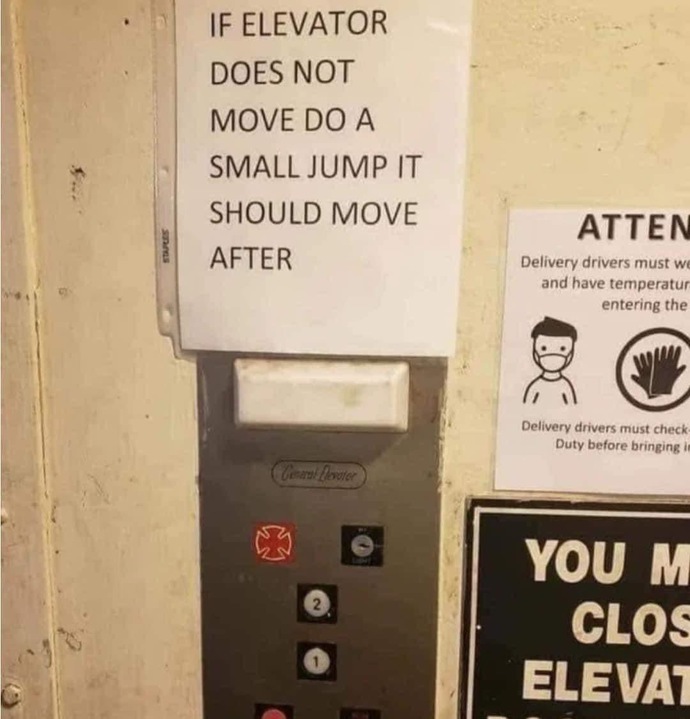 Would you take the elevator or the stairs?