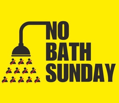 Do girls lazy on Sunday and avoid bath in Sunday Morning 😂😂?