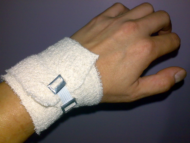 If you sprain your dominant wrist, can you use the other one?
