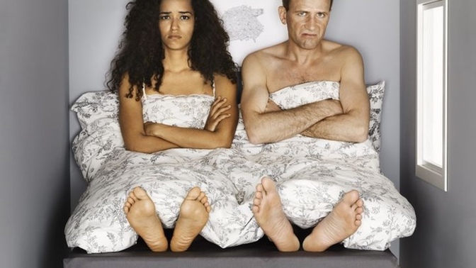 Would share a bed with your partner if you moved in together or sleep in another room?