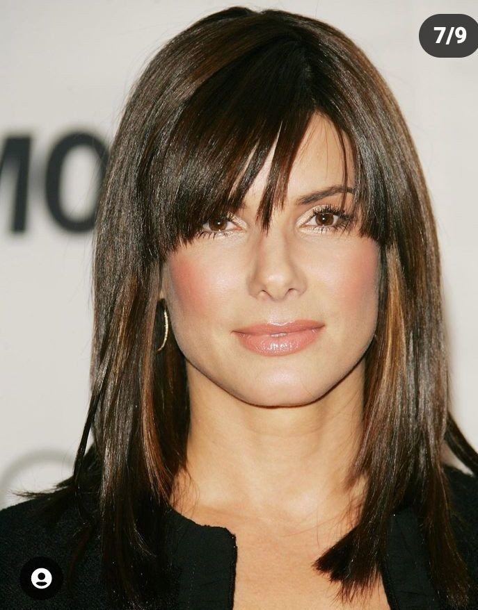 Which of these hairstyles or haircuts suits Sandra the best?