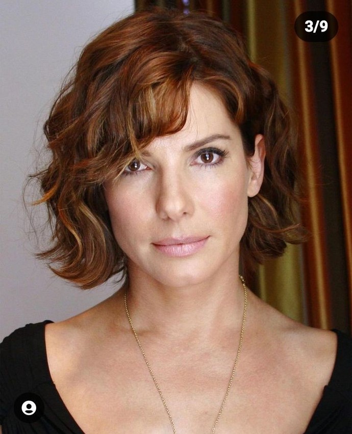 Which of these hairstyles or haircuts suits Sandra the best?