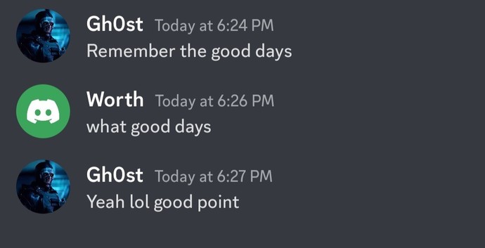 Do you remember the good days?